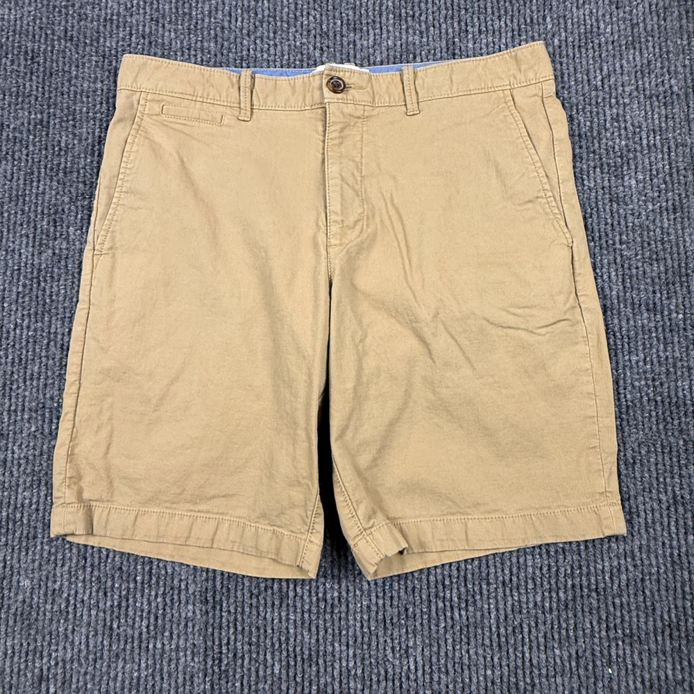Original Penguin Mens Corduroy Shorts SIze 33 Khaki Tan Chino Munsingwear